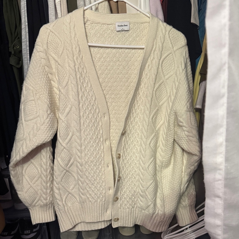 Aritzia sunday best cardigan women's size S